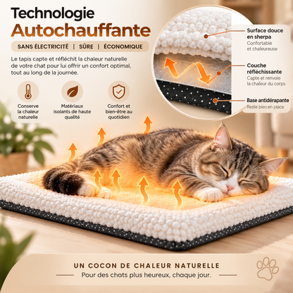 Tapis autochauffant pour chat 60 × 45 cm – sans électricité