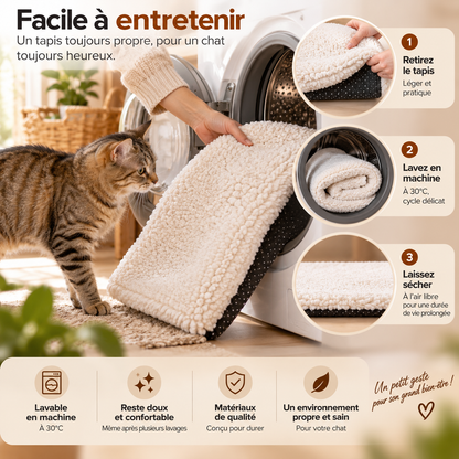 Tapis autochauffant pour chat 60 × 45 cm – sans électricité