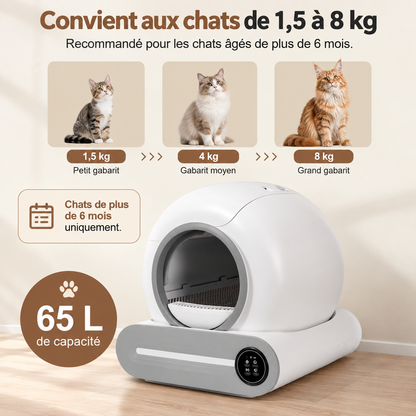 Litière automatique pour chat PREMIUM