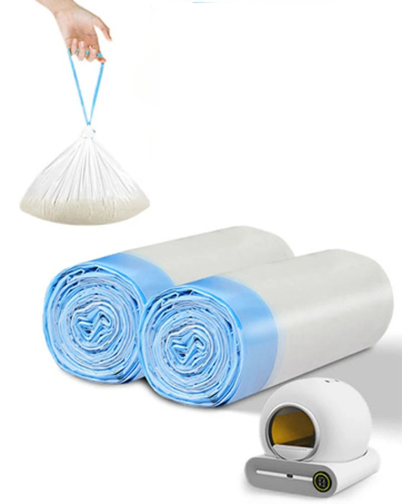Heavy Duty Cat Litter Box Liners for TONEPIE Self-Cleaning Box - a Perfect Fit Preventing Mess and Odors Garbage Bag Poop Bags