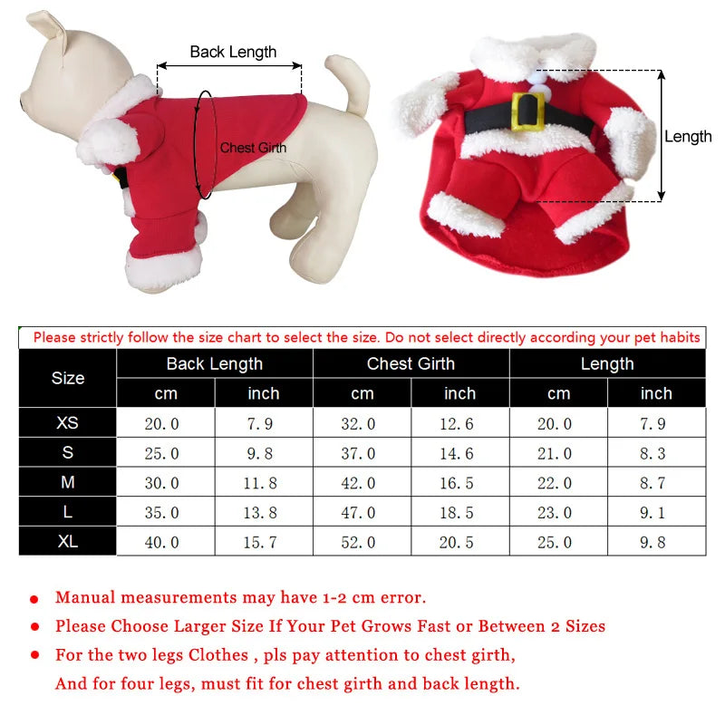 Cute Cat Clothes for Christmas Cosplay Funny Pets Costume Santa Claus Dress up for Small Medium Dogs Cats Puppy Kitty Sphynx Pug