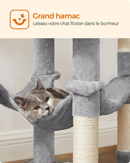 Arbre À Chat, Hauteur 137.7 Cm, Taille L, Multi-Niveaux