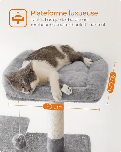 Arbre À Chat, Hauteur 137.7 Cm, Taille L, Multi-Niveaux