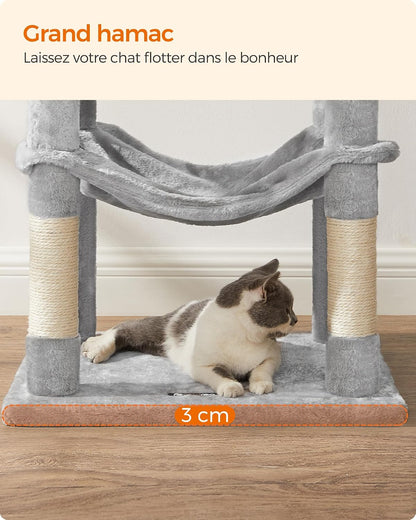 Arbre À Chat, Hauteur 137.7 Cm, Taille L, Multi-Niveaux
