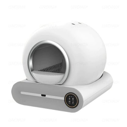 Smart Cat Litter Box Fully Automatic Large Capacity Cat Litter Box Semi-Enclosed Smart Cat Toilet APP Remote Control