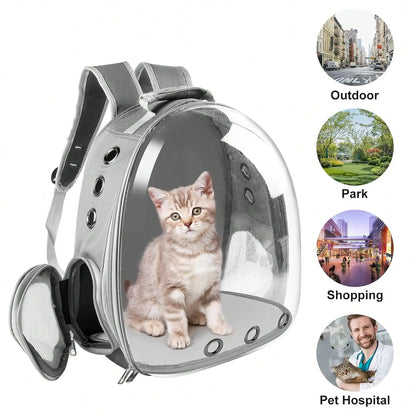 Sac À Dos Respirant Pour Chat 45×35×25Cm, Sac De Voyage Portable Pour Chat