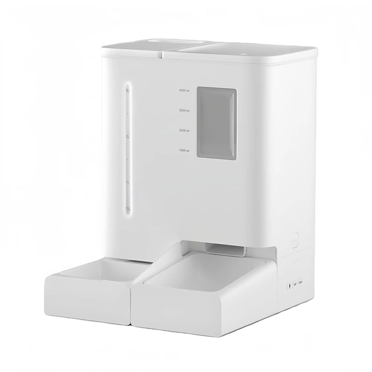 Smart Automatic Cat Feeder with Water and Food Dispensers (4L+5L), Camera, App Remote Control, Voice Recording, Hd Monitoring, and Programmable Feeding Schedule for Dogs and Cats
