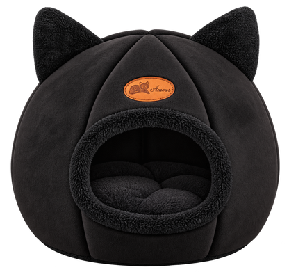 Lit cocon pour chat – douillet, coussin amovible, taille M