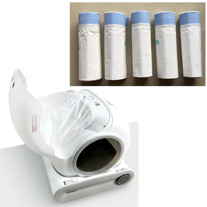 Heavy Duty Cat Litter Box Liners for TONEPIE Self-Cleaning Box - a Perfect Fit Preventing Mess and Odors Garbage Bag Poop Bags